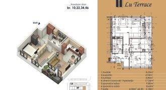 Trosoban stan 52,66 m2 – Budžak