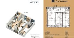 Trosoban stan 60,88 m2 – Budžak