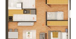Dosoban stan 51,70 m2 – Budžak