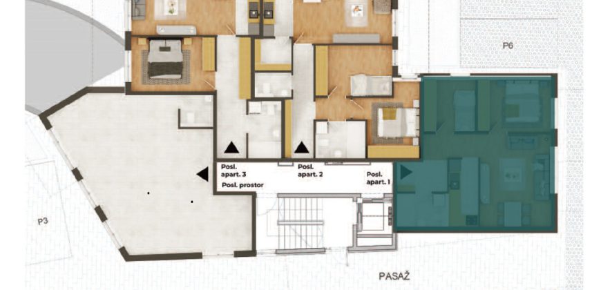 Dosoban stan 51,70 m2 – Budžak