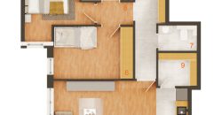 Trosoban stan 62,85 m2 – Budžak