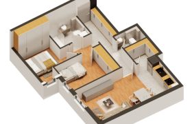Trosoban stan 62,85 m2 – Budžak
