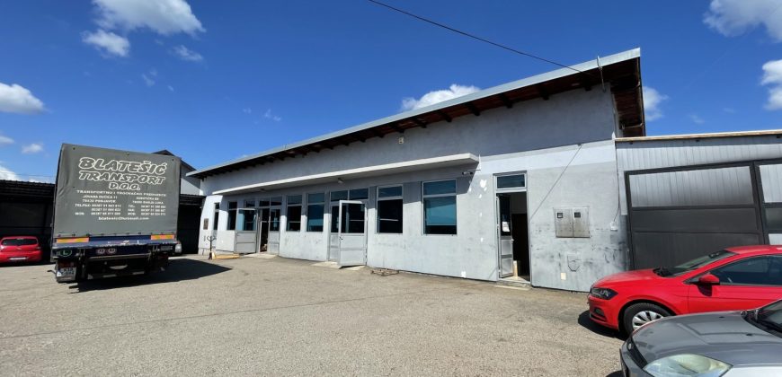 Poslovni objekat 250m2 sa nadstrešnicom od 450m2 – Tunjice